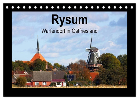 Rysum - Warfendorf in Ostfriesland (Tischkalender 2027 DIN A5 quer), CALVENDO Monatskalender