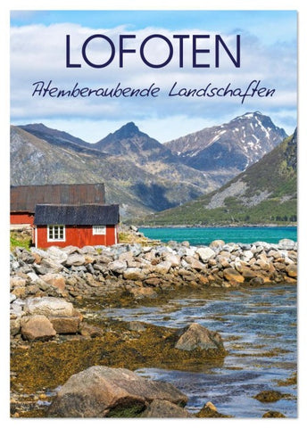 Lofoten - Atemberaubende Landschaften (Tischkalender 2026 DIN A5 hoch), CALVENDO Monatskalender
