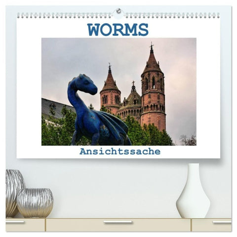 Worms - Ansichtssache (hochwertiger Premium Wandkalender 2027 DIN A2 quer), Kunstdruck in Hochglanz