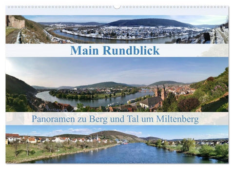 Main Rundblick (Wandkalender 2027 DIN A2 quer), CALVENDO Monatskalender