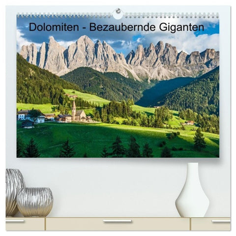 Dolomiten - Bezaubernde Giganten (hochwertiger Premium Wandkalender 2027 DIN A2 quer), Kunstdruck in Hochglanz