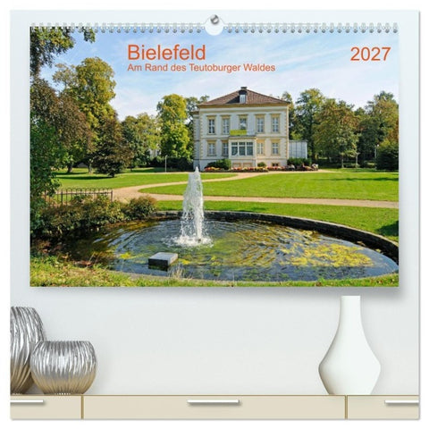 Bielefeld Am Rand des Teutoburger Waldes (hochwertiger Premium Wandkalender 2027 DIN A2 quer), Kunstdruck in Hochglanz