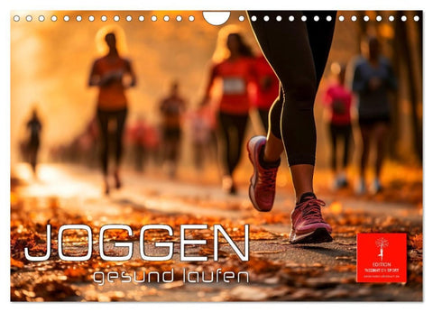 Joggen, gesund laufen (Wandkalender 2026 DIN A4 quer), CALVENDO Monatskalender