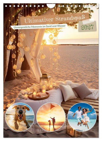 Ultimativer Strandspaß (Wandkalender 2027 DIN A4 hoch), CALVENDO Monatskalender