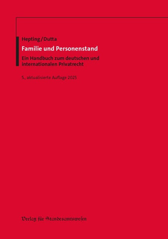 Familie und Personenstand