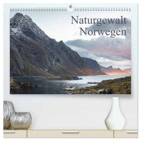 Naturgewalt Norwegen (hochwertiger Premium Wandkalender 2027 DIN A2 quer), Kunstdruck in Hochglanz