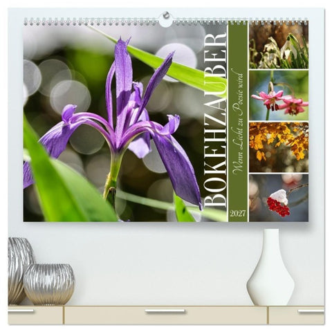 Bokehzauber (hochwertiger Premium Wandkalender 2027 DIN A2 quer), Kunstdruck in Hochglanz