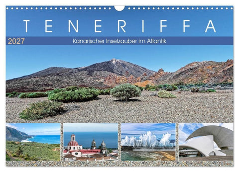 TENERIFFA Kanarischer Inselzauber im Atlantik (Wandkalender 2027 DIN A3 quer), CALVENDO Monatskalender