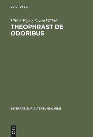Theophrast De odoribus