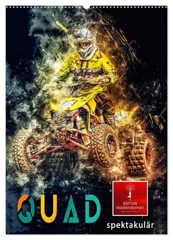 Quad spektakulär (Wandkalender 2027 DIN A2 hoch), CALVENDO Monatskalender
