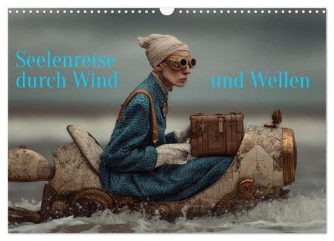 Seelenreise durch Wind und Wellen (Wandkalender 2026 DIN A3 quer), CALVENDO Monatskalender