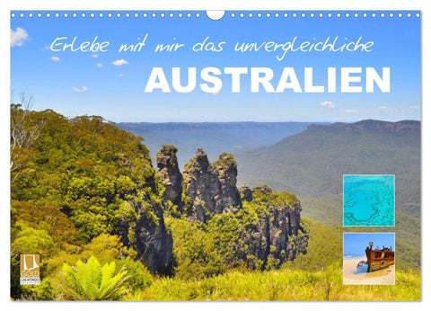 Erlebe mit mir das unvergleichliche Australien (Wandkalender 2026 DIN A3 quer), CALVENDO Monatskalender