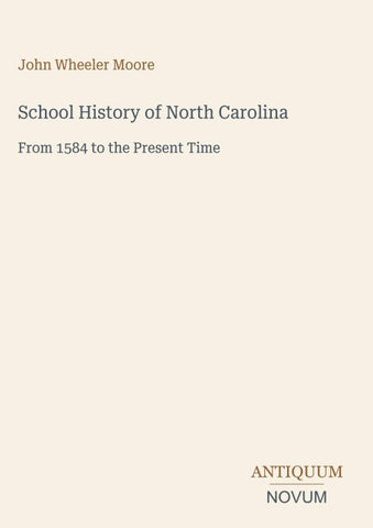 School History of North Carolina