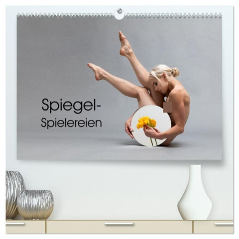 Spiegel-Spielereien (hochwertiger Premium Wandkalender 2027 DIN A2 quer), Kunstdruck in Hochglanz