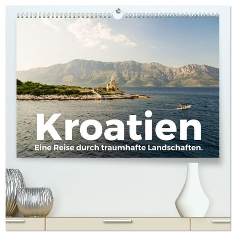 Kroatien - Eine Reise durch traumhafte Landschaften. (hochwertiger Premium Wandkalender 2026 DIN A2 quer), Kunstdruck in Hochglanz