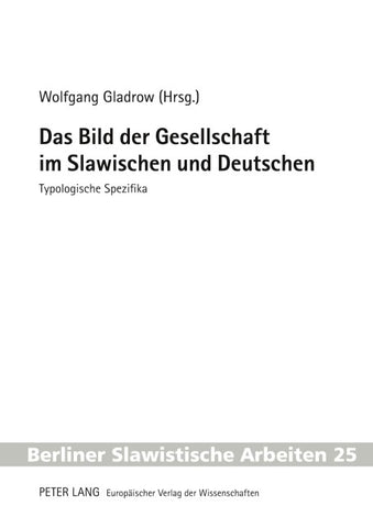 Das Bild der Gesellschaft im Slawischen und Deutschen