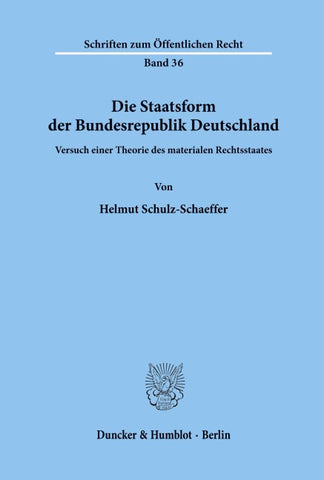 Die Staatsform der Bundesrepublik Deutschland.