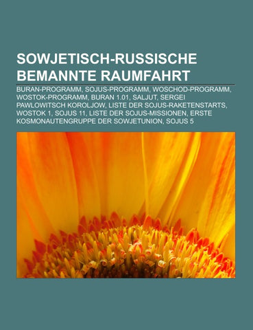 Sowjetisch-russische bemannte Raumfahrt