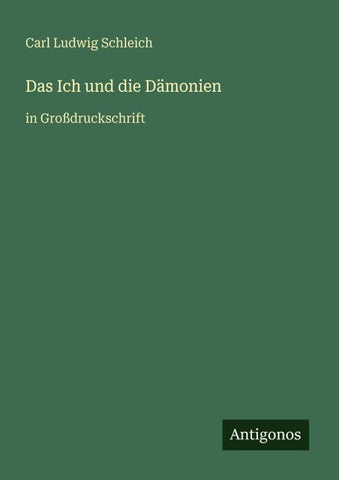 Das Ich und die Dämonien