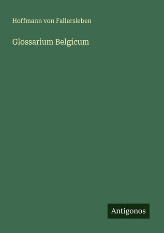 Glossarium Belgicum