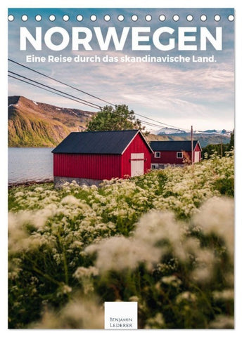 Norwegen - Eine Reise durch das skandinavische Land. (Tischkalender 2027 DIN A5 hoch), CALVENDO Monatskalender