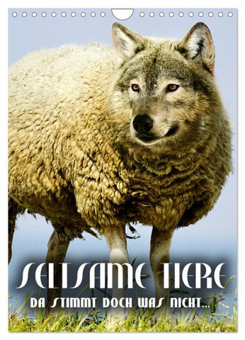 Seltsame Tiere - da stimmt doch was nicht... (Wandkalender 2027 DIN A4 hoch), CALVENDO Monatskalender