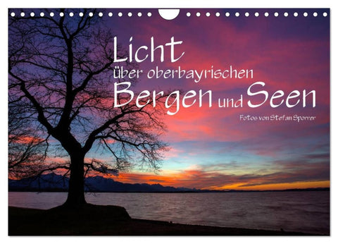 Licht über oberbayrischen Bergen und Seen (Wandkalender 2026 DIN A4 quer), CALVENDO Monatskalender
