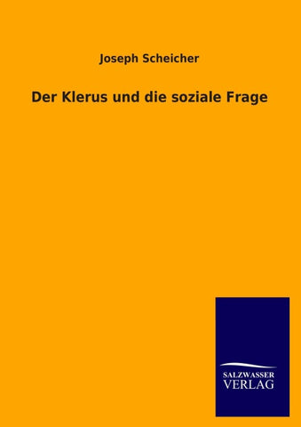 Der Klerus und die soziale Frage