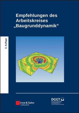 Empfehlungen des Arbeitskreises "Baugrunddynamik"