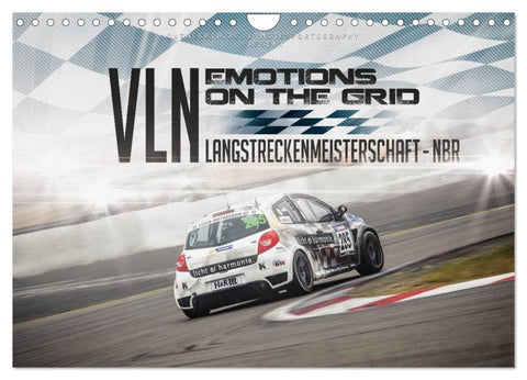 EMOTIONS ON THE GRID - VLN Langstreckenmeisterschaft Nürburgring (Wandkalender 2026 DIN A4 quer), CALVENDO Monatskalender
