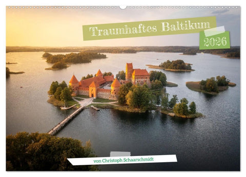 Traumhaftes Baltikum (Wandkalender 2026 DIN A2 quer), CALVENDO Monatskalender