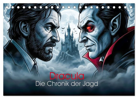 Dracula - Die Chronik der Jagd (Tischkalender 2027 DIN A5 quer), CALVENDO Monatskalender