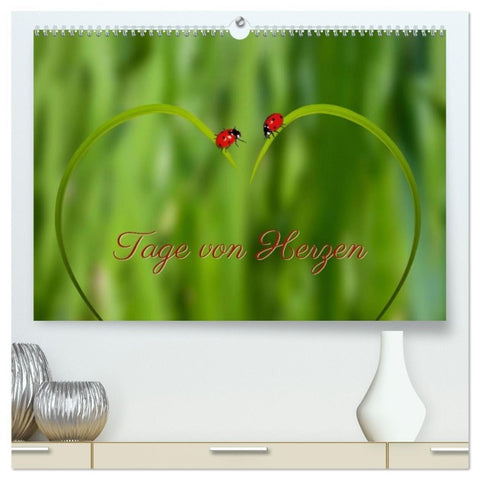 Tage von Herzen (hochwertiger Premium Wandkalender 2026 DIN A2 quer), Kunstdruck in Hochglanz