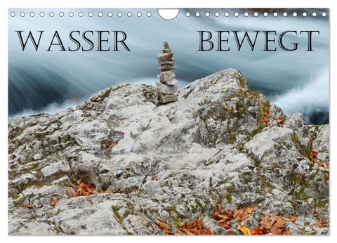 Wasser bewegt - Wasserfälle und Stromschnellen (Wandkalender 2027 DIN A4 quer), CALVENDO Monatskalender