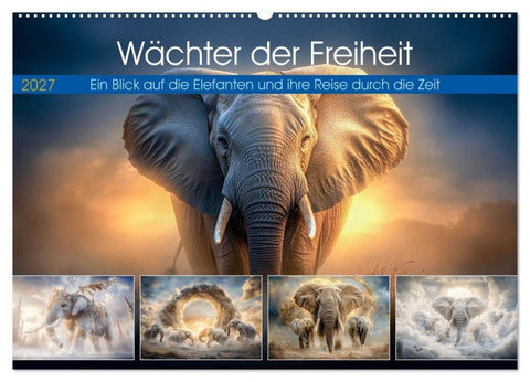 Wächter der Freiheit (Wandkalender 2027 DIN A2 quer), CALVENDO Monatskalender