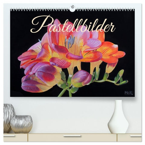Pastellbilder (hochwertiger Premium Wandkalender 2027 DIN A2 quer), Kunstdruck in Hochglanz