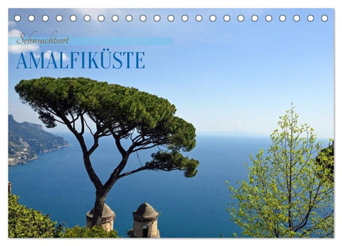 Sehnsuchtsort Amalfiküste (Tischkalender 2027 DIN A5 quer), CALVENDO Monatskalender
