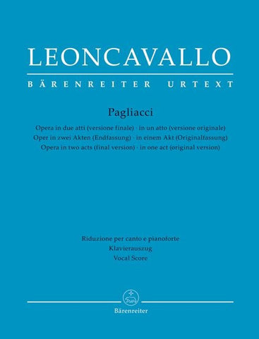 Pagliacci -Oper in zwei Akten (Endfassung) / in einem Akt (Originalfassung)-
