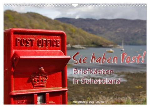 Sie haben Post - Briefkästen in Schottland (Wandkalender 2027 DIN A3 quer), CALVENDO Monatskalender