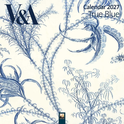 True Blue – Richtiges Blau – Kunstkalender 2027 – Original Flame Tree Publishing-Kalender [Kalender]