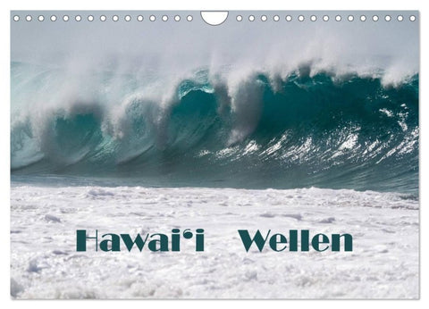 Hawai'i Wellen (Wandkalender 2027 DIN A4 quer), CALVENDO Monatskalender