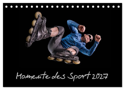 Momente des Sport (Tischkalender 2027 DIN A5 quer), CALVENDO Monatskalender