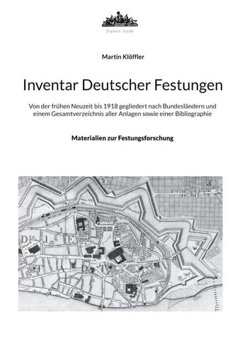 Inventar Deutscher Festungen