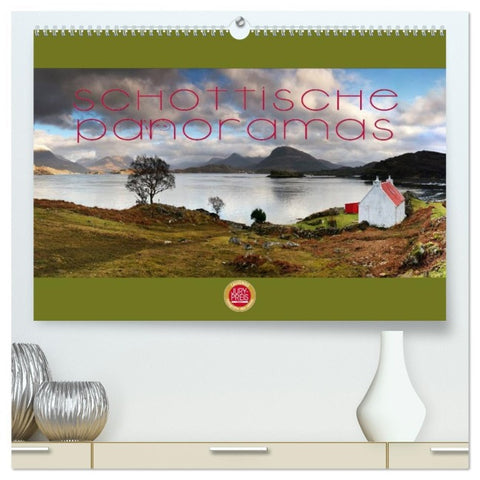 Schottische Panoramas (hochwertiger Premium Wandkalender 2026 DIN A2 quer), Kunstdruck in Hochglanz