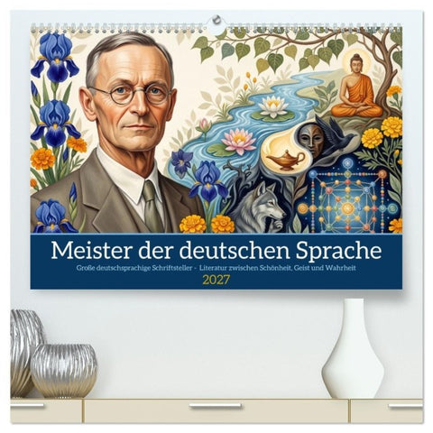 Meister der deutschen Sprache (hochwertiger Premium Wandkalender 2027 DIN A2 quer), Kunstdruck in Hochglanz
