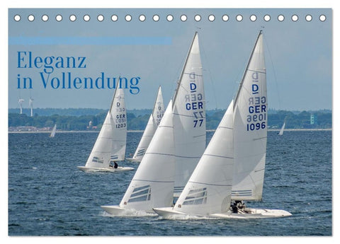 Segelboote - Eleganz in Vollendung (Tischkalender 2027 DIN A5 quer), CALVENDO Monatskalender