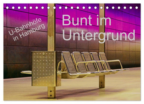 Bunt im Untergrund (Tischkalender 2027 DIN A5 quer), CALVENDO Monatskalender
