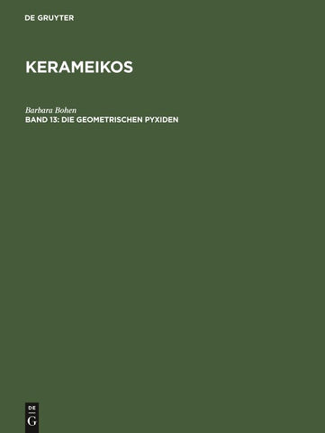 Die geometrischen Pyxiden