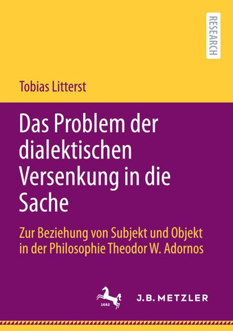 Das Problem der dialektischen Versenkung in die Sache