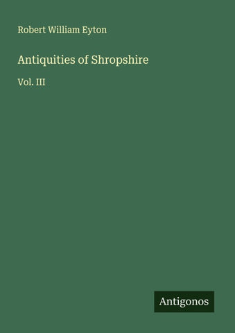 Antiquities of Shropshire